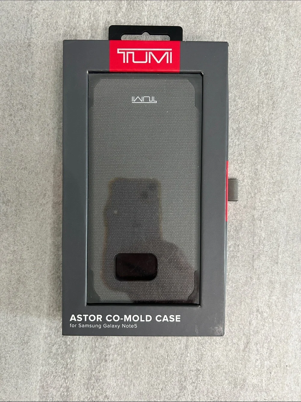 New in the Box Tumi Astor Co-Mold Phone Case for Samsung Galaxy Note 5 in Black